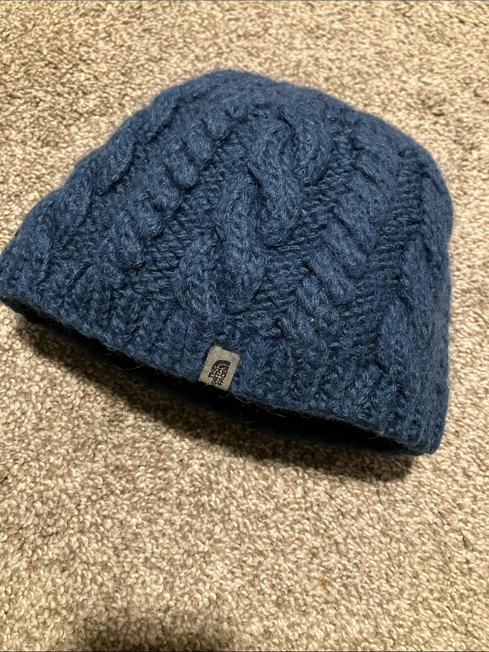 THE NORTH FACE CABLE MINNA FLEECE LINED CABLE KNIT WINTER BEANIE HAT ONE SIZE